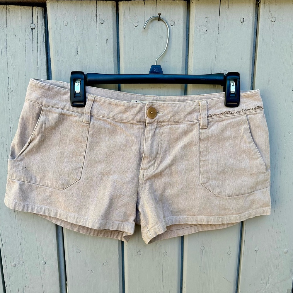 Volcom Women's Beige Cargo Shorts